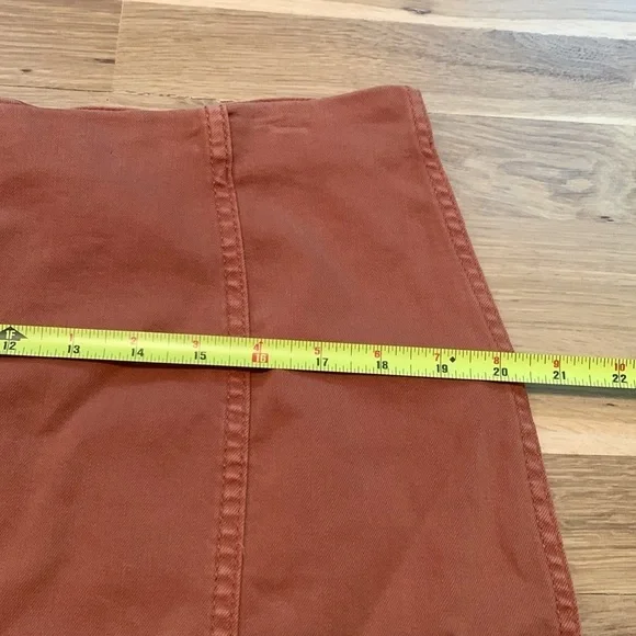 Wild Fable Burnt Orange Mini Skirt Women’s 16 - Picture 5 of 10
